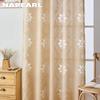 Cortina transparente de tule clássico e elegante, 1 peça, estilo NAPEARL, 10% blackout, versátil, jacquard, para cozinha, sala de estar, quarto, varanda, janela, decoração de casa