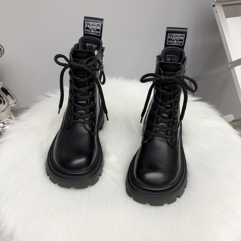 

Ботинки Мартина из чистой шерсти женские зимние 2025 холодостойкие высококачественные теплые увеличивающие рост короткие ботинки зимние ботинки нескользящие 35