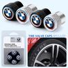 For BMW MS88Airdust Waterproof Car Wheel Tire Valve Caps Tyre Stem Covers For BMW M E36 E46 E90 E91 E87 F10 X2 3 5 6 7 Series G20 G30 X3 X1