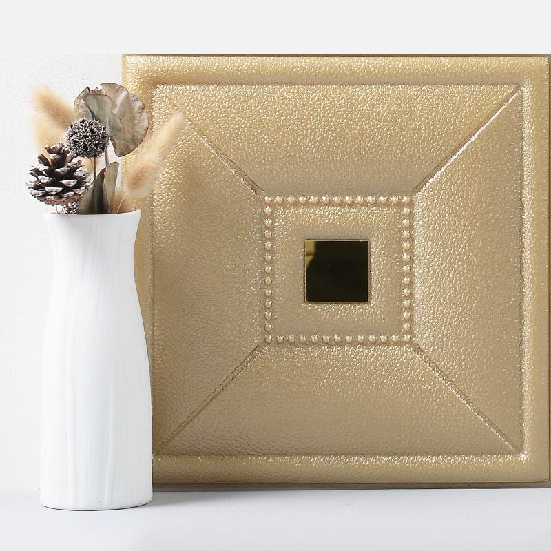 New DIY Living Room Decoration TV Background Wall Sticker Stereo Ceiling Panel Roof Foam Home Wallpaper Self-adhesive Waterproof