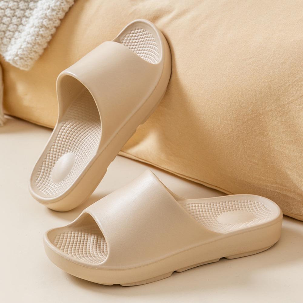 Fashion New EVA Slippers for Women's Summer Home Use Simple Indoor Slippers Soft Bottom Anti Slip Shower Slipper for Mens Mens Shoes