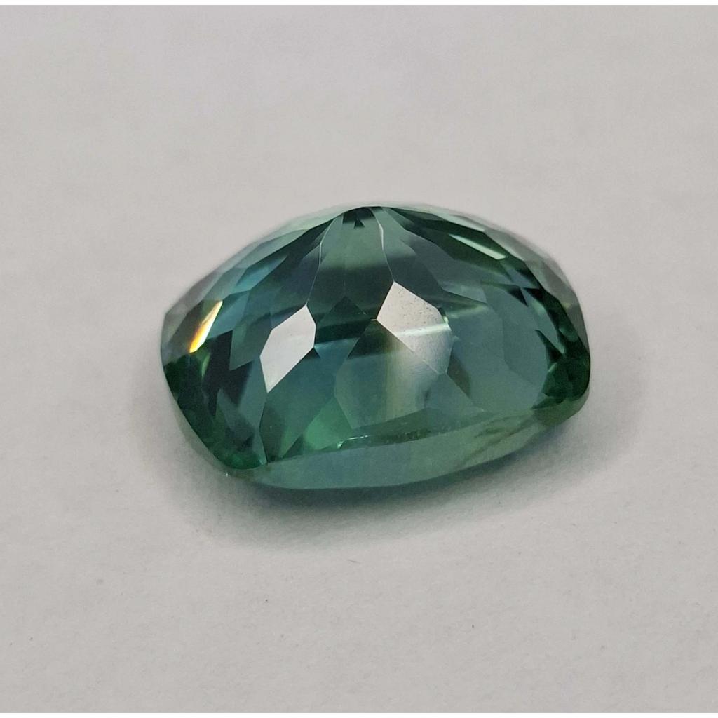 Green Sapphire Natural 18-20 Ct Cushion Cut Beautiful Certified Loose Gemstone
