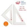 Large Transparent Plastic Triangle Ruler Set (30/40/50 cm) for Drawing and Right Angles