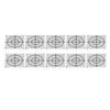 50Pcs Reflector Target Sticker Self Adhesive Reflective Tape for Total Station Measurement 6x6cm   2.36x2.36in