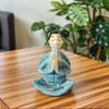 Harz Handwerk Meditationsschildkröte Statue, Harz Zen Dekoration Geeignet für Schildkrötenliebhaber und Sammler.