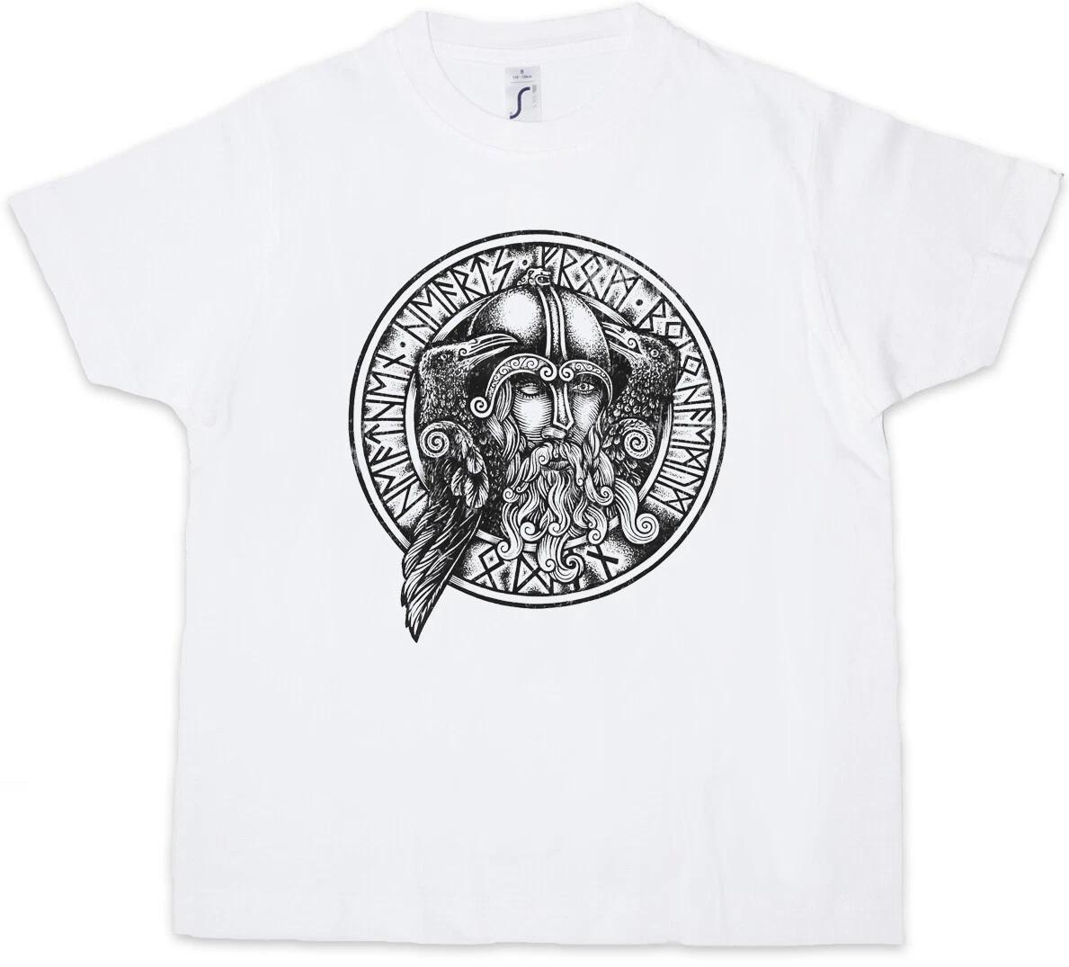 

ODHIN II Kids Boys kids boys T-Shirt Hugin and Munin Ravens Odin Thor Loki Midgard and 130