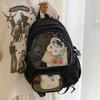 ins wind star schoolbag pain bag female large capacity high value junior high school students ultra light backpack new