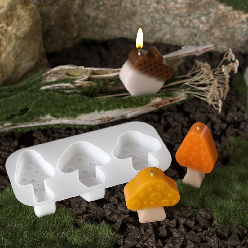 Pinecone Silicone Molds Plasters Molds Epoxy Resin Molds Mushroom Candle Molds Ornament Molds Casting Molds