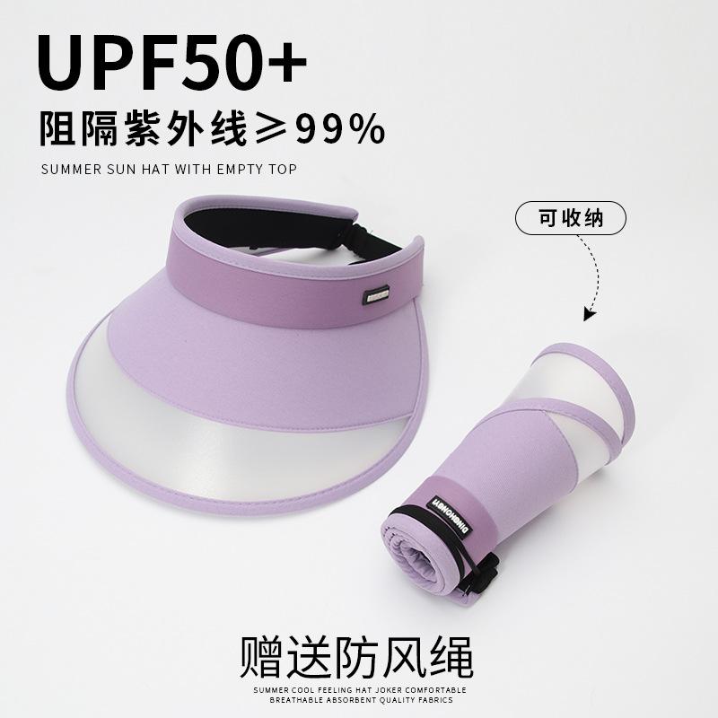 

Sunscreen hat can be stored in summer, women s outdoor cycling anti-ultraviolet sunshade, empty top hat plus big brim sun hat. Adjustable
