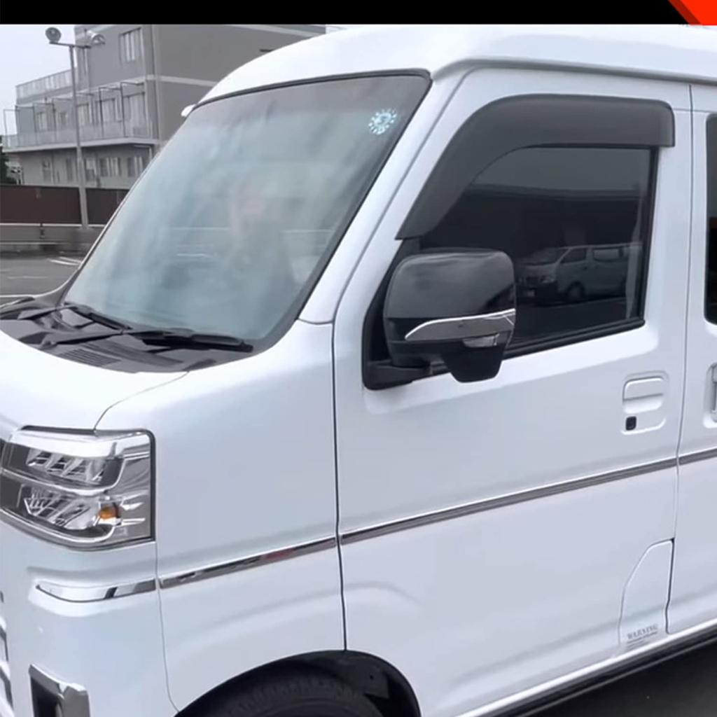 HyoLebi Side Mirror Decorative Covers for Daihatsu New Atrai Hijet Cargo S700V S710V Rearview Mirror Mirror Finish Accessory Option and Right