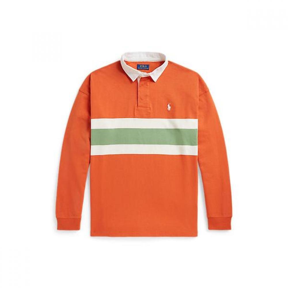 Polo Ralph Lauren Men S Big Fit Stripe jerSey Rugby Shirt Mnpokni16825289800