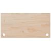 Blat Biurka, 80X40X2,5 Cm, Lite Drewno Sosnowe