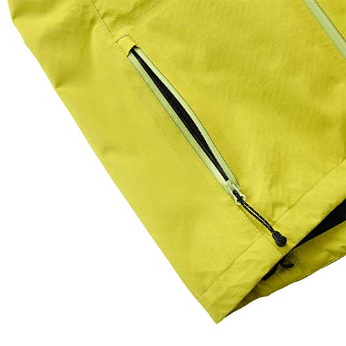 Kapelmuur Cycling Jacket, Windproof and Water-Resistant, Lightweight, Citrus Yellow, Size XS
