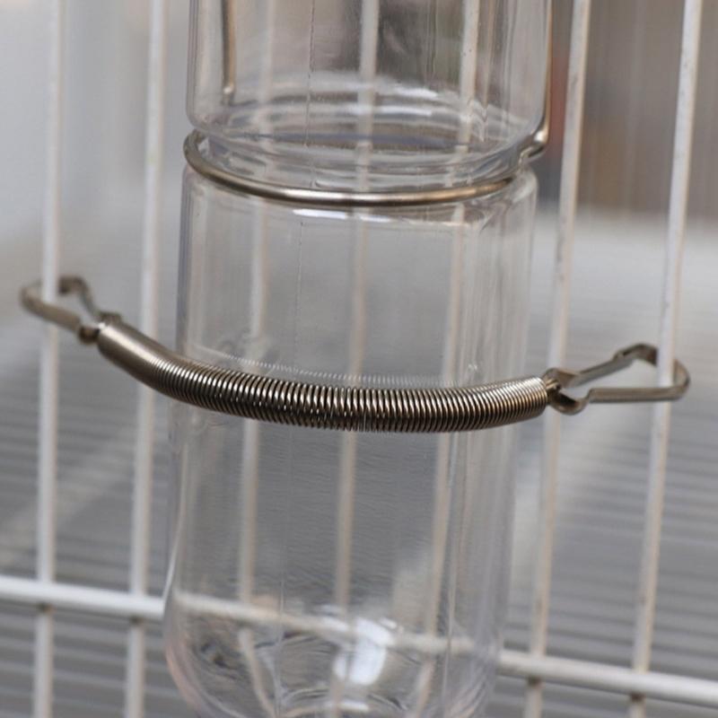 5lots Rabbits Cage Bottles Spring Clip Water Bottles Brackets Replacement Spring for Small Pet Cages