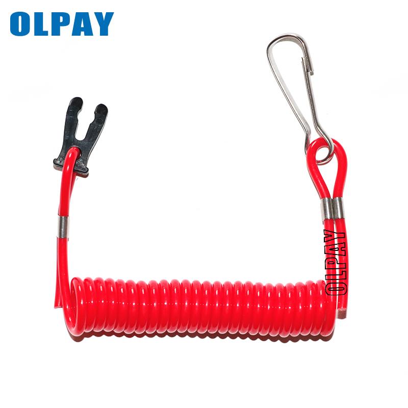 

Аварийный трос аварийного выключателя для подвесного двигателя Suzuki красный