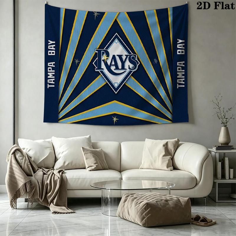 Tampa Bay Devil Rays Wall Tapestry Aesthetic Wall Hanging Printed Fabric Blanket Decorative Tapestries for Bedroom Living Room Home Decor