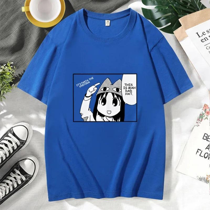 Hot Anime T Shirt THIS IS DAD HAT Chiyo Chan Men/women Funny 2024 Summer T-shirt Unisex Vintage Print Oversize Tops Cotton Tees