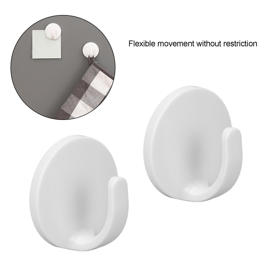 2Pcs Magnetic Hooks Strong Magnetic Attraction Flexible Movement Waterproof Magnetic Hanger for Kitchen Refrigerator