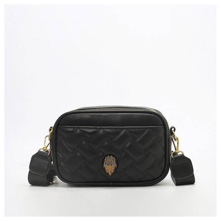 

New diamond checkered shoulder bag women s simple and explosive trendy fashion versatile ins trendy one-shoulder crossbody bag чёрный