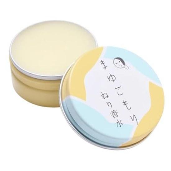 Yojirushi Official Mayugomori Solid Perfume 10g Gentle Floral Scent Plant-Based Alcohol-Free Gift