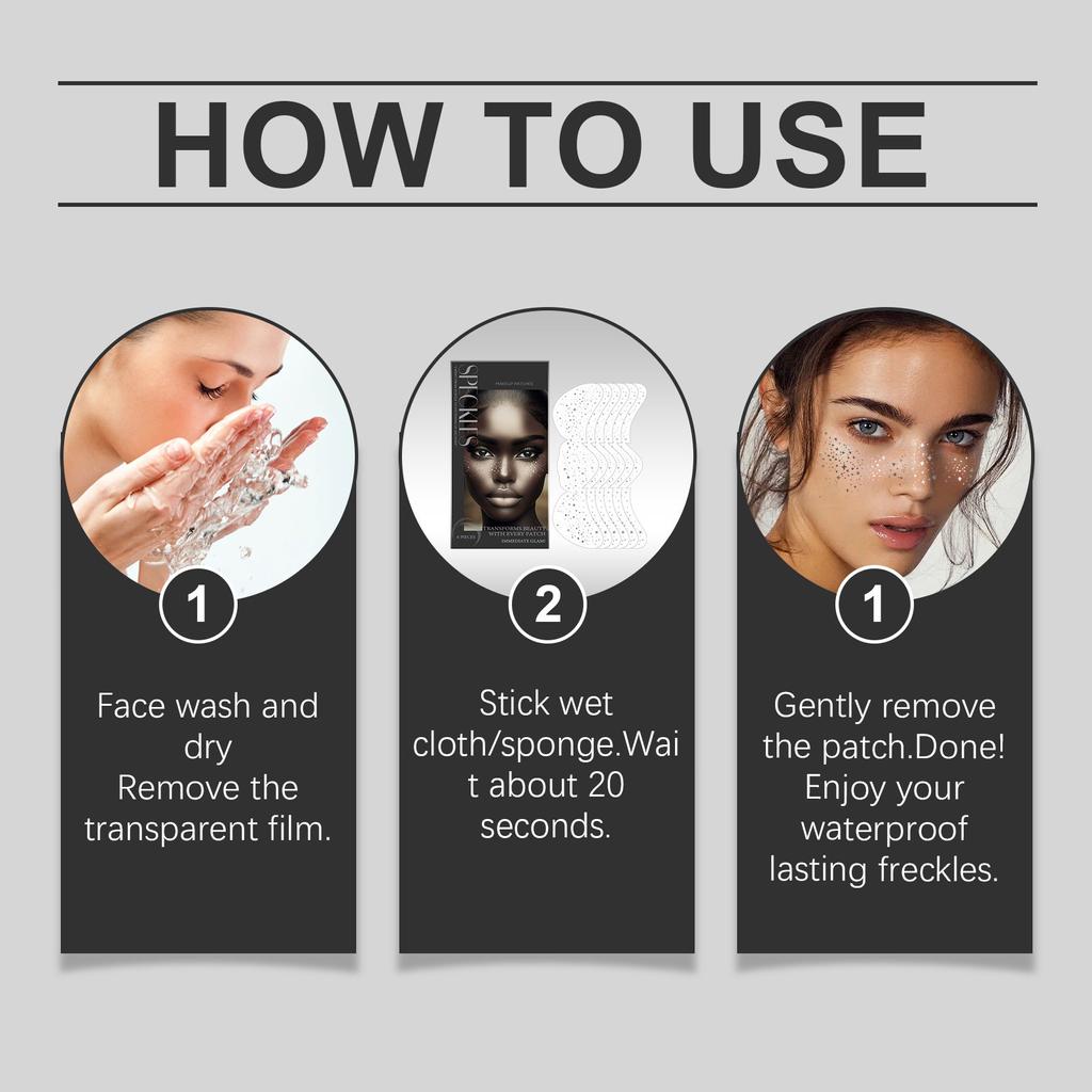 Flash Stickers To Easily Create Natural Freckles Makeup Beauty Makeup Stickers