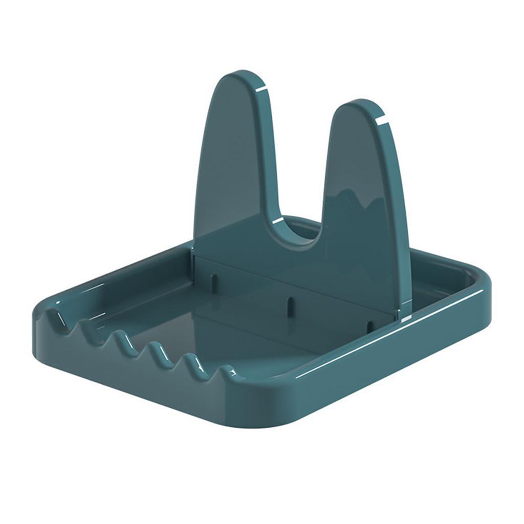 Foldable Pot Lid Rack Plastic Spoon Holder Stand Organizer Kitchen Organizer for Fork Spatula Rack