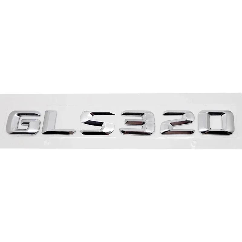 Car Rear Sticker Alphabet Trunk Badge Decal Exterior for Mercedes Benz GLS200 GLS250 GLS260 GLS300 GLS320 GLS350 Accessories