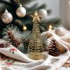 Golden Iron Art Christmas Tree Nordic Creative Golden Star Christmas Tree for Kids Girlfriend Wife Birthdays