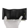 Used 11679 Trifold Wallet 288648 7942 RFID IC Chip Gold Compact Wallet Logo Clip Black Unisex from Japan AUTHENTIC