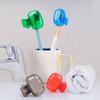 5PCS Portable Toothbrush Head Covers Toothbrush Protector Cap Brush Pod Case Protective ABS Clip Household Travel Supplies