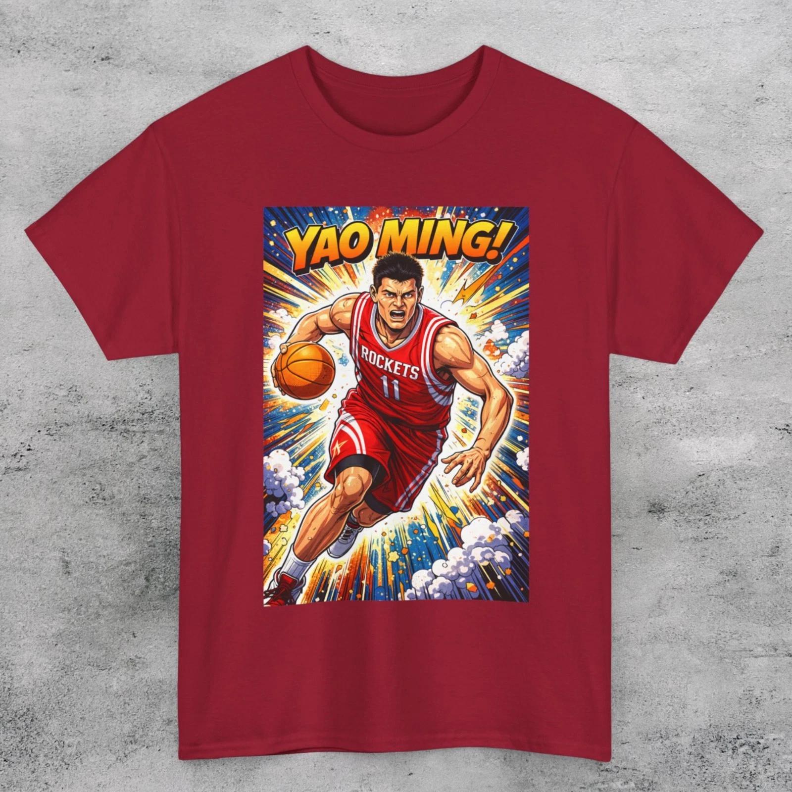 YAO MING ROCKETS UNISEX T SHIRT L