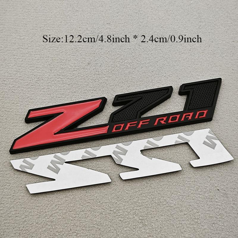 3D Metal Car Styling Logo Z71 Z71 OFF ROAD Badge Emlem Sticker For Chevrolet Tahoe Colorado Cheyenne Chevy Silverado Accessories