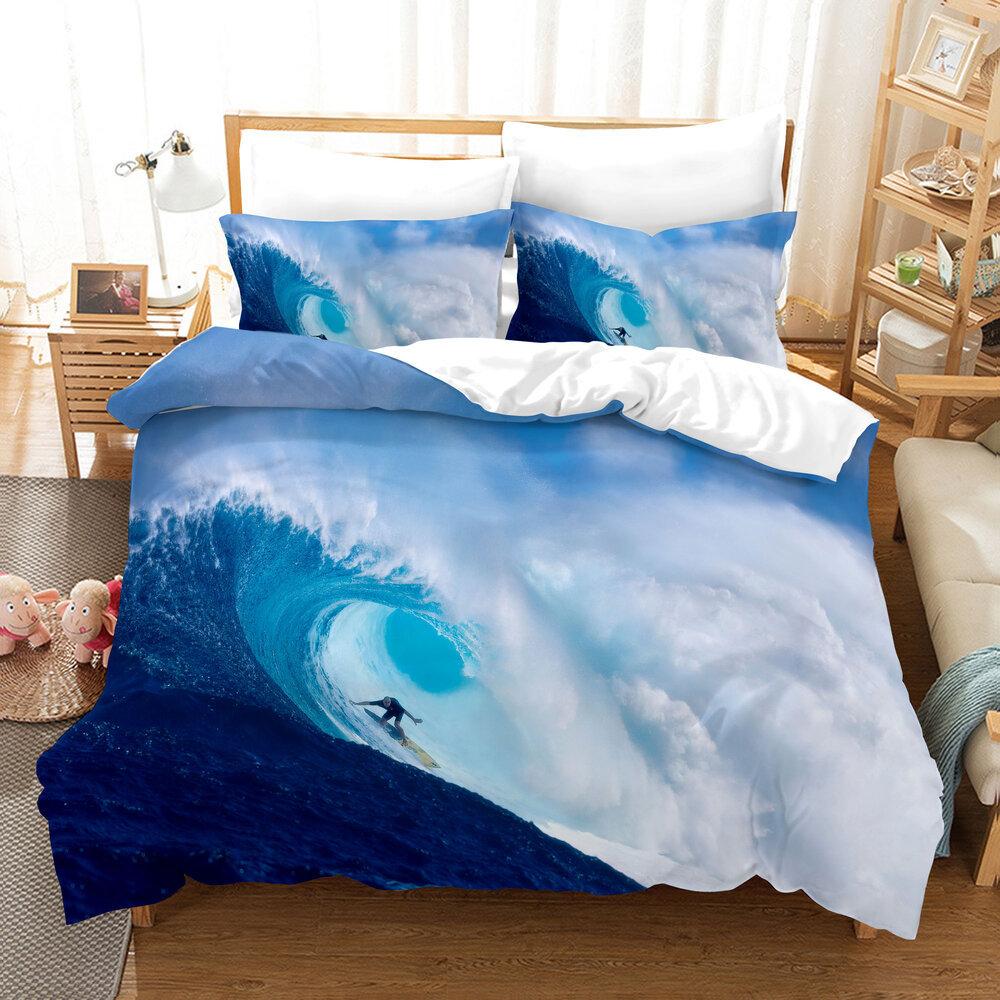 Middle East E-Commerce Three-Piece Set, American 3D Digital Printing Kit