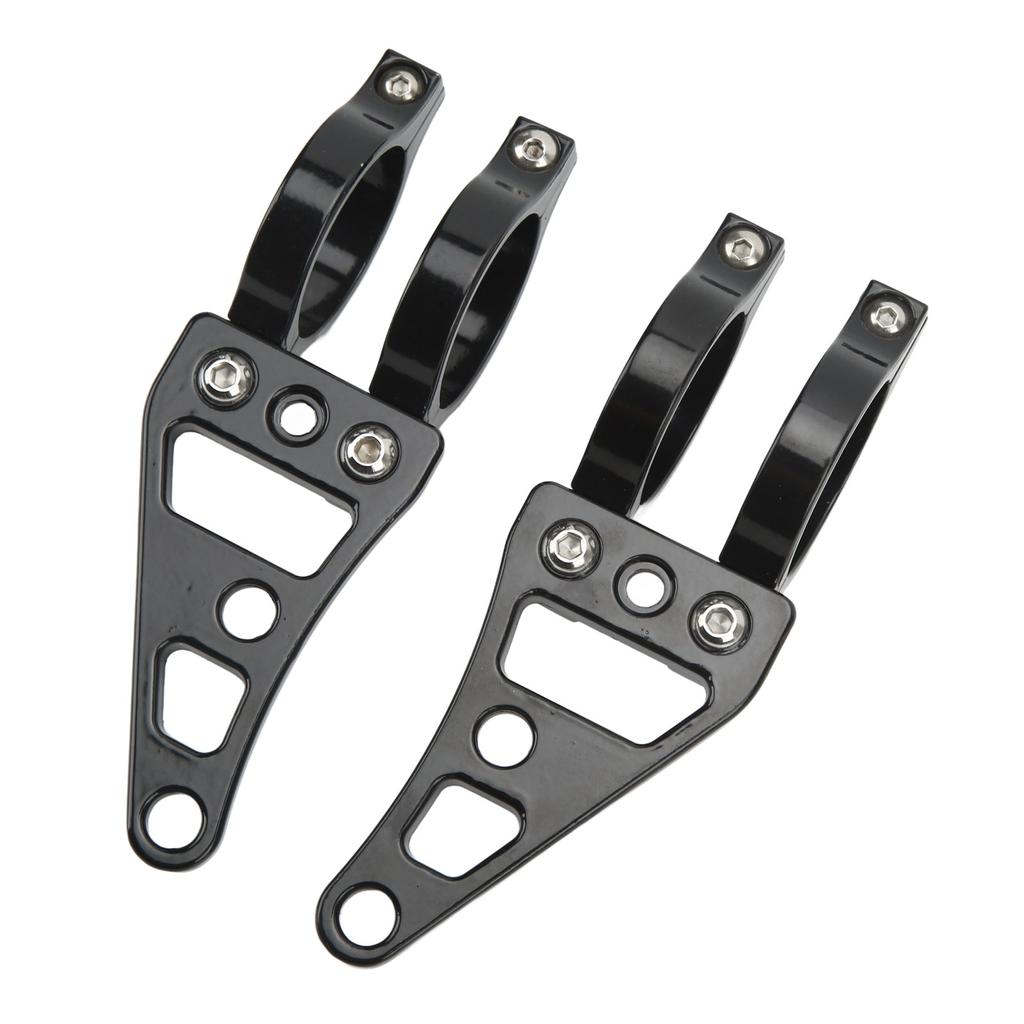 2 Pcs Fork Headlight Mount Bracket 41mm Motorcycle Head Lamp Holder Clamps Replacement for Suzuki