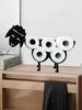 Metal Sheep Toilet Paper Roll Holder Wall Mounted Free Standing Toilet Roll Holder Hold Up To 7 Rolls Tissue Paper Storage Stand
