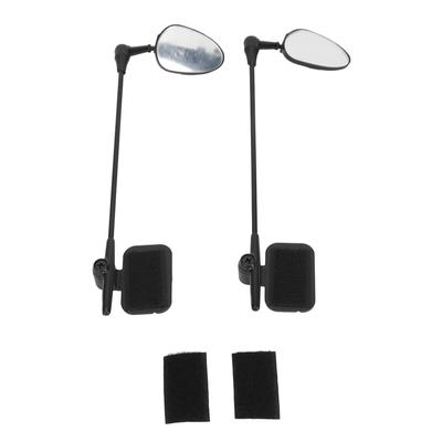 1 Pair  Helmet Rearview Mirror 360° Adjustable  Cycling Rear View Wide Angle Mirror Ridin