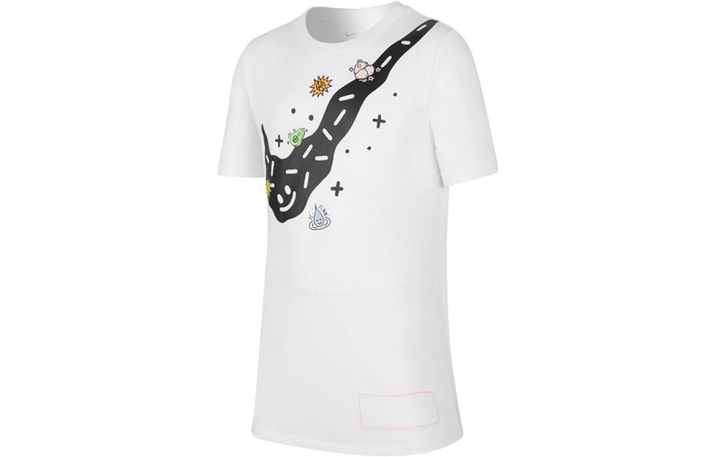 

Nike Kids T Shirts Crew Neck Moderate DV3190-100 M