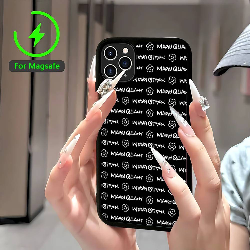 

Fashion Pop Mary Quant For Magsafe Magnetic Phone Case Wireless PC+TPU For IPhone 11 12 13 14 15 16 17 Pro Max Plus iPhone 14