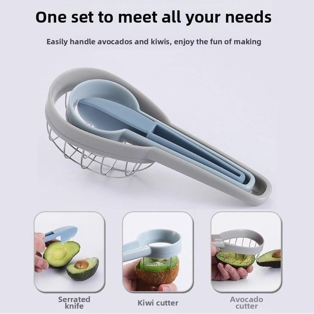 Multipurpose Avocado Cutter Stainless Steel Fruit Slicer Cutter  Restaurant Use