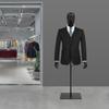 Professional Adjustable Male Dress Form Mannequin with Metal Stand - Floor Standing Display for Tailoring Fitting Sewing Design