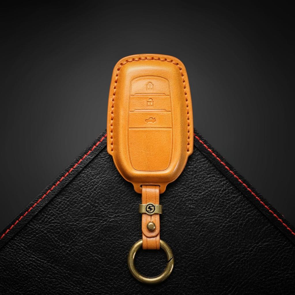 [smasol] Key Cover, Genuine Leather, Smart Key Case, Custom Parts