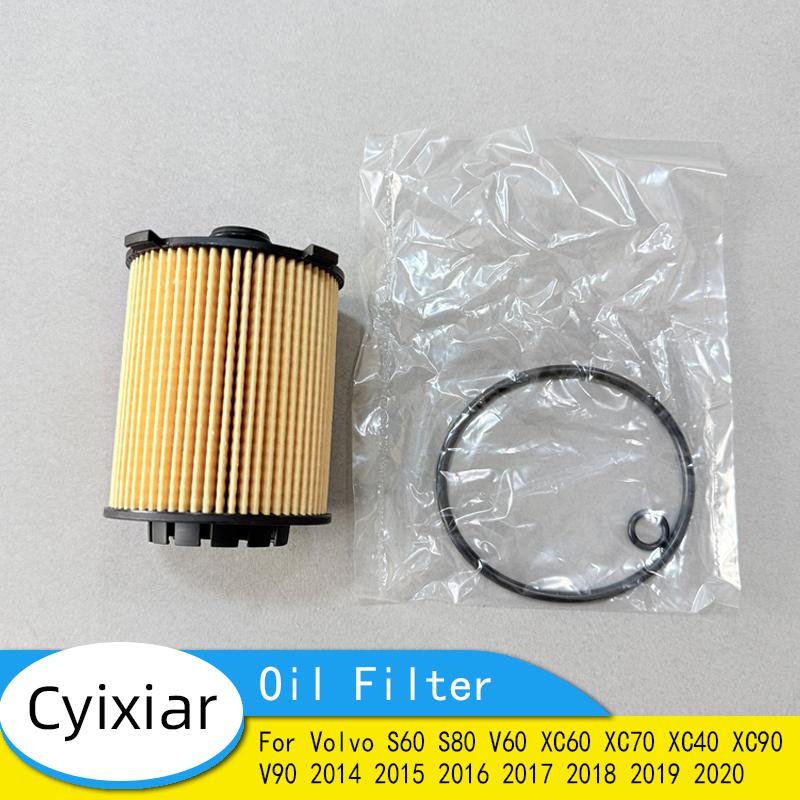 32140029 Oil Filter Kit 31372212 31372214 For Volvo S60 S80 V60 XC60 XC70 XC40 XC90 V90 2014 2015 2016 2017 2018 2019 2020 Car