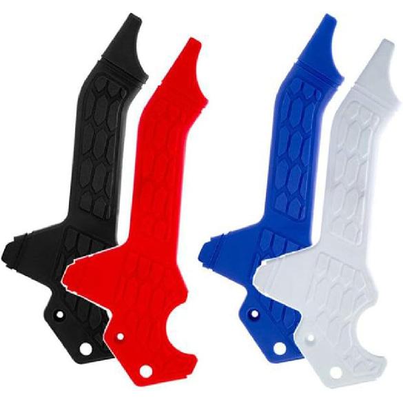 

2Pcs Frame Guards Protector Cover for Honda CRF300L CRF 300L Rally/ABS 2021 2022 2023 (Black) білий