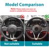 Real Soft Carbon Fiber Sticker For Alfa Romeo Giulia 952 Stelvio 949 2017 2018 2019 LHD RHD Car Steering Wheel Button Frame Trim