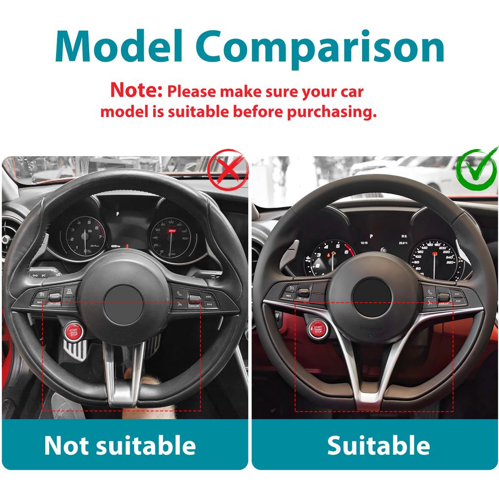 Real Soft Carbon Fiber Sticker For Alfa Romeo Giulia 952 Stelvio 949 2017 2018 2019 LHD RHD Car Steering Wheel Button Frame Trim