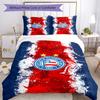 Bahia Fc Crest Emblem Printed Pattern Duvet Cover Set – Includes 1 Duvet Cover and 2 Matching Pillowcases Bedroom Decor Christmas Gifts