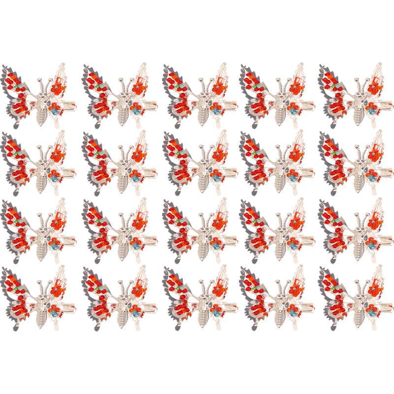 Move The Butterfly Spring Hair Clip Little Girl Super Girl Broken Duckbill Clip Hair Accessories