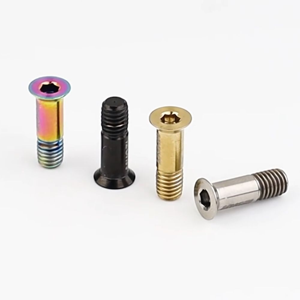 2PCS M5 Screws Rear Derailleur Jockey Wheel Screws Bicycle Rear Guide Wheel Screw  MTB