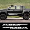 2PCS Car Door Side Stripe Stickers For Ford Ranger Tremor XLT Raptor Black Edition Wildtrak Tuning Auto Accessories Vinyl Decals