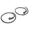 2pcs Wire Harness Connectors 2 Pin Waterproof Electrical Connectors for Industrial Equipment Bicycles Vehicles 750V
